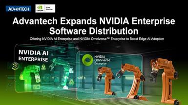 Advantech mở rộng kênh phân phối phần mềm doanh nghiệp của NVIDIA, cung cấp NVIDIA AI Enterprise và NVIDIA Omniverse Enterprise